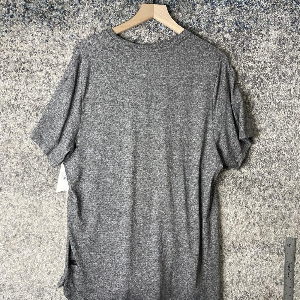 Stori Shirt Mens Large Gray Icon Tech SS Onyx Athletic Performance Stretch Tee - Picture 6 of 7